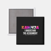 Aimant Harris Kam47a Je Comprends Le Mème D'Ignorance (Recto/Verso)