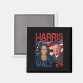 Aimant Harris Tim Walz Waltz 3 (Recto/Verso)