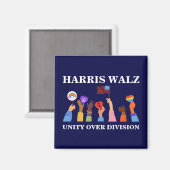 Aimant Harris Waltz 2024 Unité sur division (Recto/Verso)