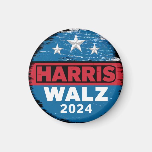 Aimant Harris Walz 2024 Election Kamala Harris Tim Waltz (Devant)