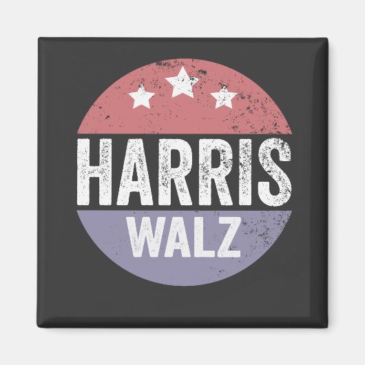 Aimant Harris Walz 2024 Election Kamala Tim Waltz America (Devant)