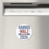 Aimant Harris Walz 2024 Election Kamala Tim Waltz America (In Situ (Lave-vaisselle))