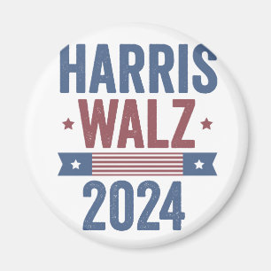 Aimant Harris Walz 2024 Election Kamala Tim Waltz America