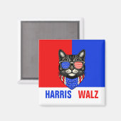 Aimant Harris Walz 2024 Évidemment (Recto/Verso)