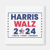 Aimant Harris Walz 2024 | Harris Walz (Devant)