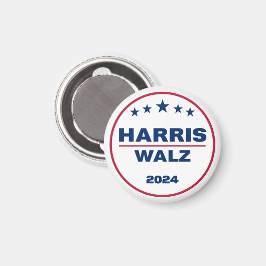 Aimant Harris Walz 2024 Kamala Harris Tim Walz Election (Recto/Verso)
