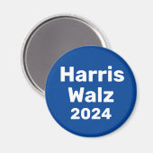Aimant Harris / Walz Campagne présidentielle 2024 (Recto/Verso)