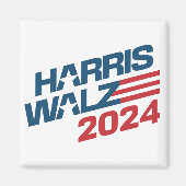 Aimant Harris Walz Élection 2024 (Devant)