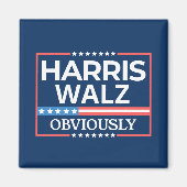 Aimant Harris Walz. Évidemment. Kamala Harris Tim Walz (Devant)