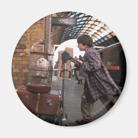 Aimant Harry and Hedwig PLATFORM 9 3/4™ (Devant)