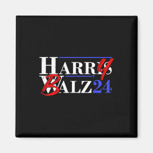 Aimant Harry B 2024 Funny Kamala Harris Et Tim W 2024