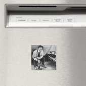 Aimant Harry Houdini sur le point de s'échapper de prison (In Situ (Lave-vaisselle))