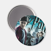 Aimant Harry Potter avec Dumbledore Ron et Hermione 1 (Recto/Verso)