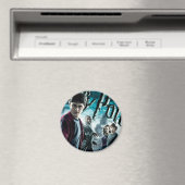 Aimant Harry Potter avec Dumbledore Ron et Hermione 1 (In Situ (Lave-vaisselle))