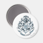 Aimant Harry Potter | Blason de Poudlard - Bleu (Recto/Verso)