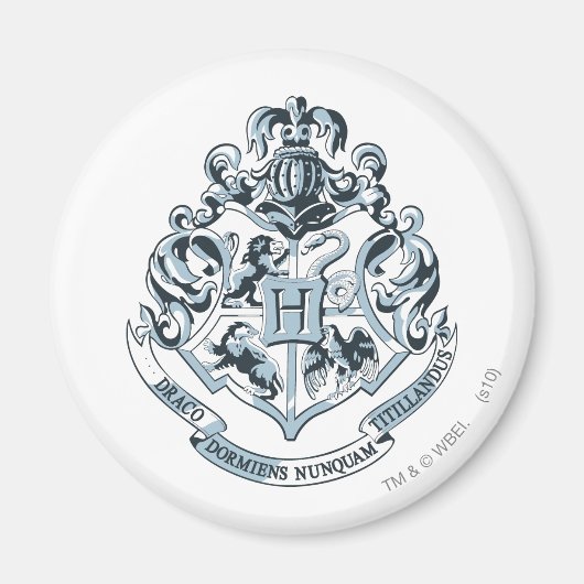 Aimant Harry Potter | Blason de Poudlard - Bleu (Devant)