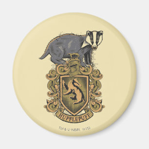 Aimant Harry Potter   Blason de Poufsouffle avec Blaireau