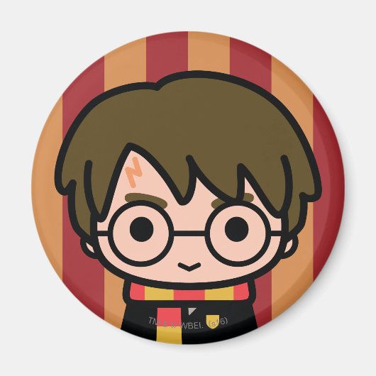 Aimant Harry Potter Cartoon Caractère Art (Devant)