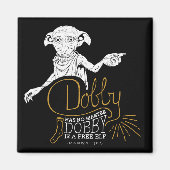 Aimant Harry Potter | Dobby N'A Pas De Maître (Devant)