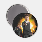 Aimant Harry Potter et Ron Weasely (Recto/Verso)