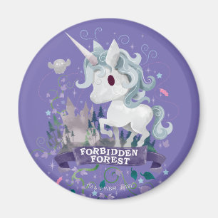 Aimant Harry Potter   Forbidden Forest Unicorn Graphic