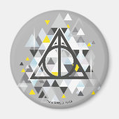 Aimant Harry Potter | Geometric Deathly Hallows (Devant)