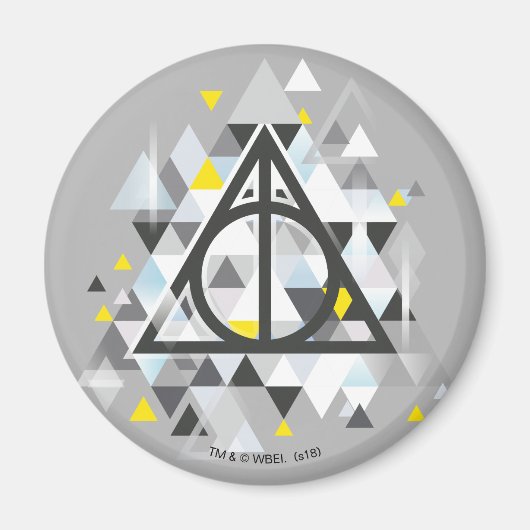 Aimant Harry Potter | Geometric Deathly Hallows (Devant)