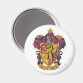 Aimant Harry Potter | Gryffindor Crest Gold et Rouge (Recto/Verso)