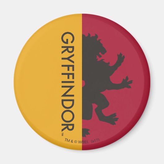 Aimant Harry Potter | Gryffindor House Pride Graphic (Devant)