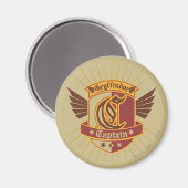 Aimant Harry Potter | Gryffindor QUIDDITCH � capitaine Em (Recto/Verso)