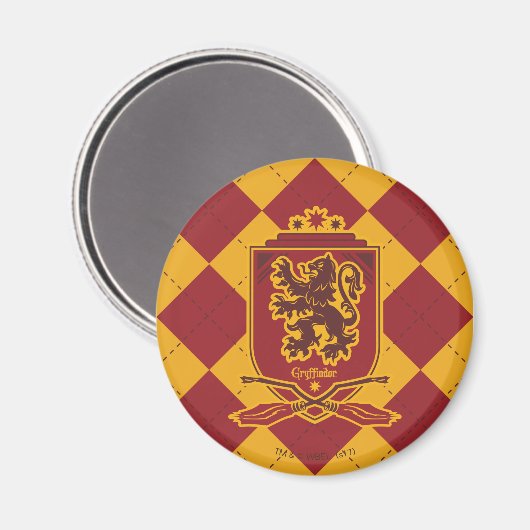 Aimant Harry Potter | Gryffindor QUIDDITCH™ Crest (Recto/Verso)