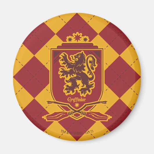 Aimant Harry Potter | Gryffindor QUIDDITCH™ Crest (Devant)