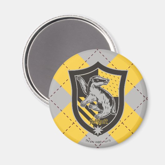 Aimant Harry Potter | Hufflepuff House Pride Crest (Recto/Verso)