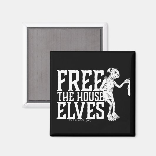 Aimant Harry Potter | Libérez La Maison Elves (Recto/Verso)