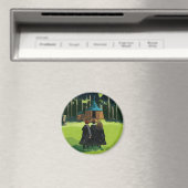 Aimant HARRY POTTER™, Ron & Hermione à la cabane de Hagri (In Situ (Lave-vaisselle))