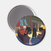 Aimant HARRY POTTER™, Ron & Hermione dans la salle commun (Recto/Verso)