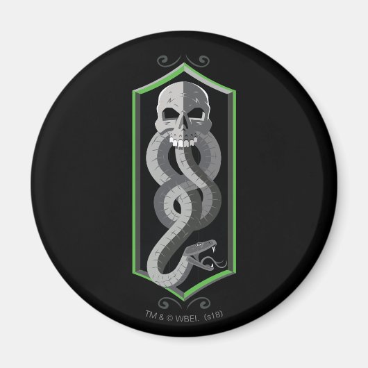 Aimant Harry Potter | Sigil de la Marque noire (Devant)