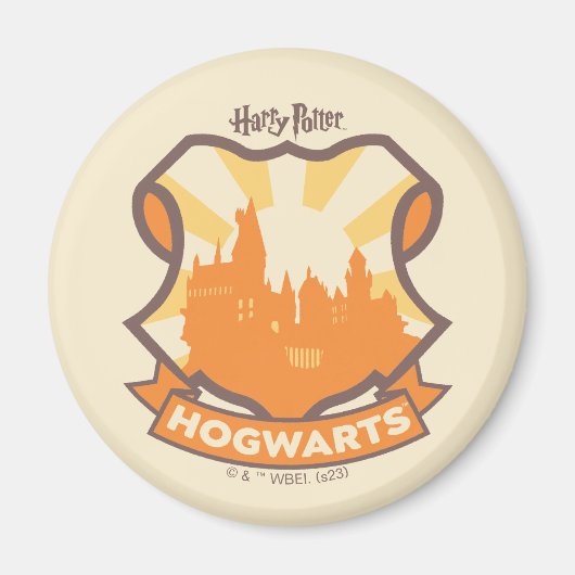Aimant HARRY POTTER™ | Summer Magic HOGWARTS™ Crest (Devant)