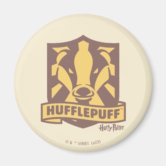 Aimant HARRY POTTER™ | Summer Magic HUFFLEPUFF™ Crest (Devant)
