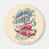 Aimant Harry Potter | Typographie du Hogwarts Express (Devant)