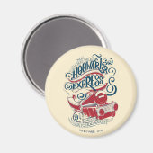 Aimant Harry Potter | Typographie Express Hogwarts (Recto/Verso)