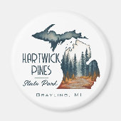 Aimant Hartwick Pines State Park Souvenir Cadeau (Devant)