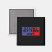 Aimant Harump Walance 2024 Shirt Harris Trump Wheimer Van (Recto/Verso)