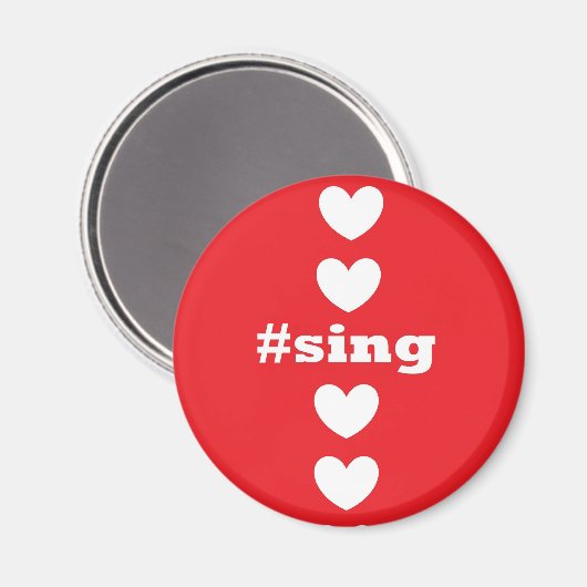 Aimant hashtag (Recto/Verso)