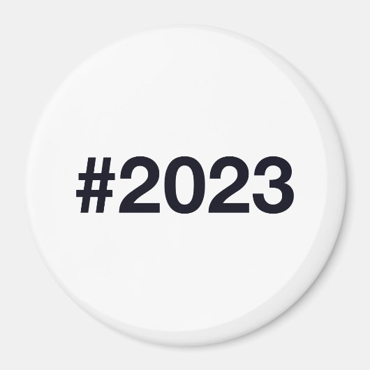 Aimant Hashtag 2023 (Devant)