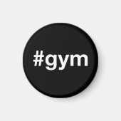 Aimant Hashtag GYM (Devant)