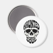 Aimant Haunted Soul Skull Typography (Recto/Verso)