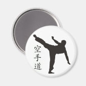 Aimant Haut Kick/Karate Kanji (Recto/Verso)