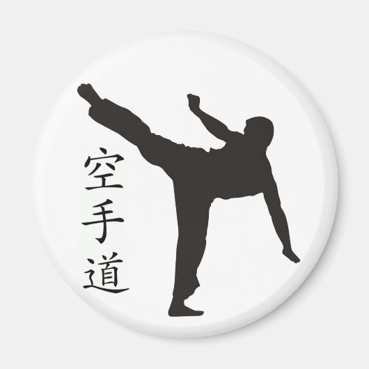 Aimant Haut Kick/Karate Kanji (Devant)
