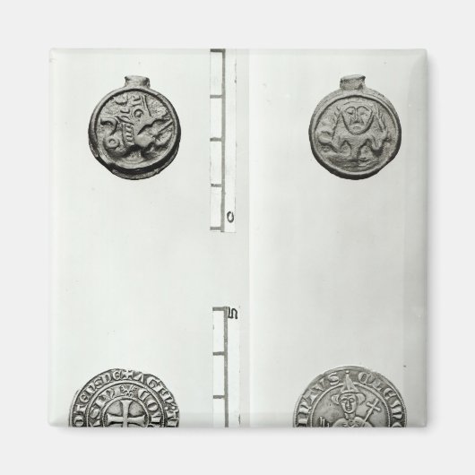 Aimant Haut : Pièce gauloise de l'univers des Remes (Devant)